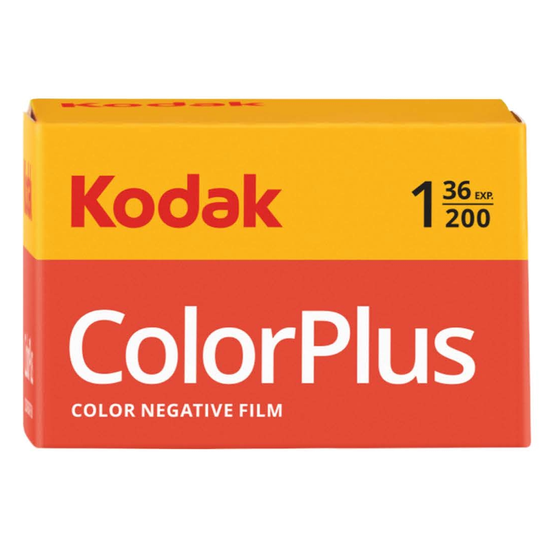 Kodak Colorplus Film, 35mm, ISO 200, 36 Exposure, Color Negative Film
