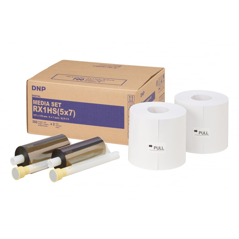 DNP DS HS RX1 -5X7 Media kit ( 2 X350 Prints)