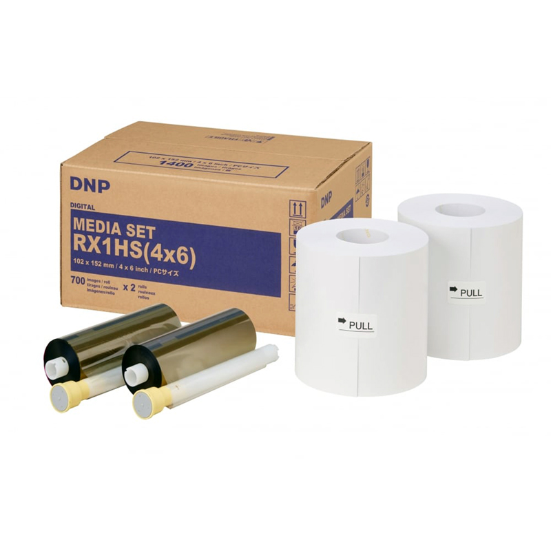 DNP DS-RX1 -4X6 Media Kit  ( 2 X 700-4X6 Prints )