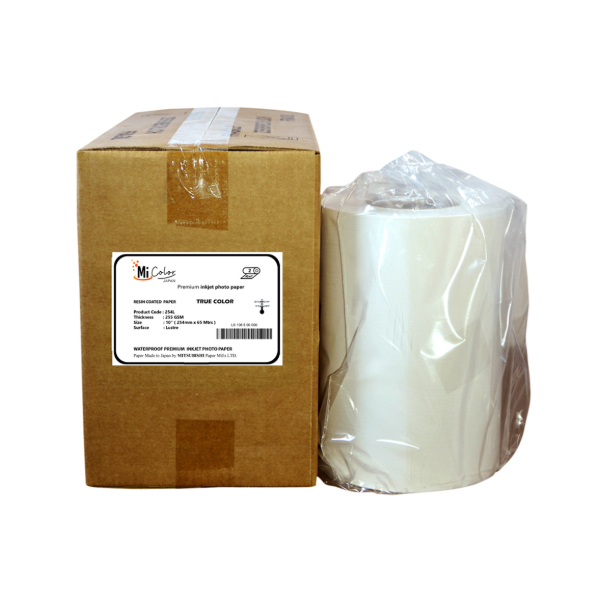 Mi Color Inkjet RC Paper 10” x 65 Mtrs Lustre