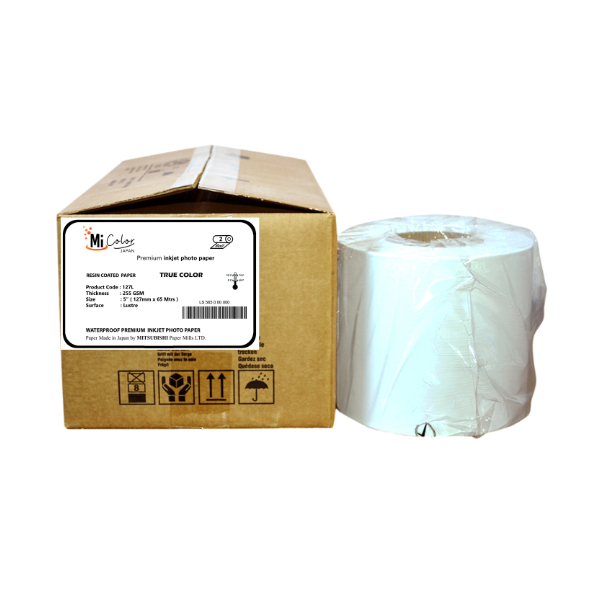 Mi Color Inkjet RC Paper 5” x 65 Mtrs Lustre