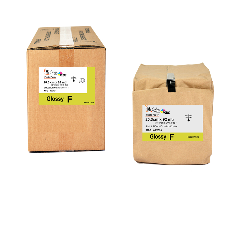 Mi Color Plus 8'' AGX Photo Paper Glossy ( 20.3cmx92 Mtr)