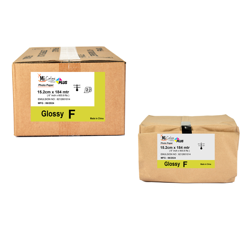 Mi Color Plus 6'' AGX Photo Paper Glossy ( 15.2cmx184Mtr)