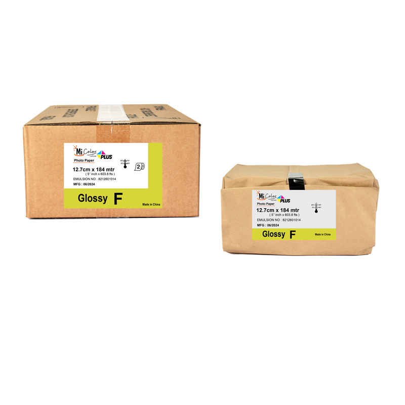Mi Color Plus 5'' AGX Photo Paper Glossy ( 12.7cmx 184Mtr)