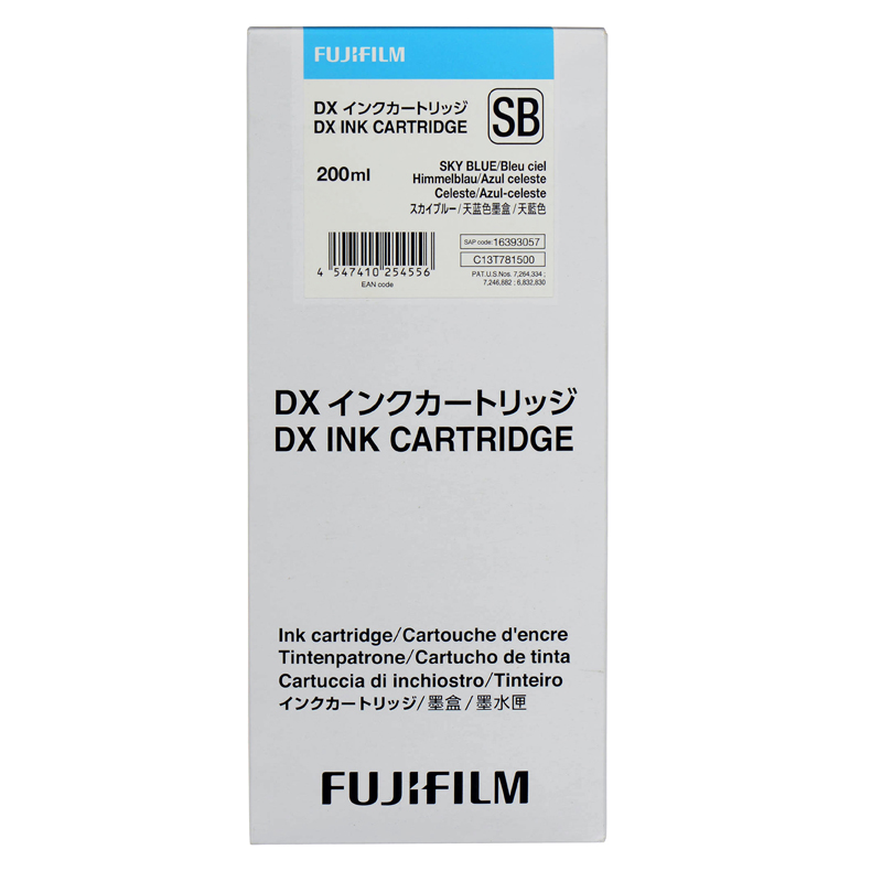 FUJIFILM DX100 Printer Ink Cartridge Sky Blue