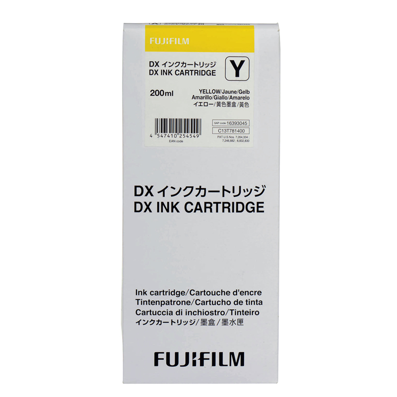 FUJIFILM DX100 Printer Ink Cartridge Yellow