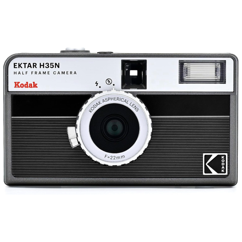 Kodak Ektar H35N Half Frame Film Camera Stripped Black