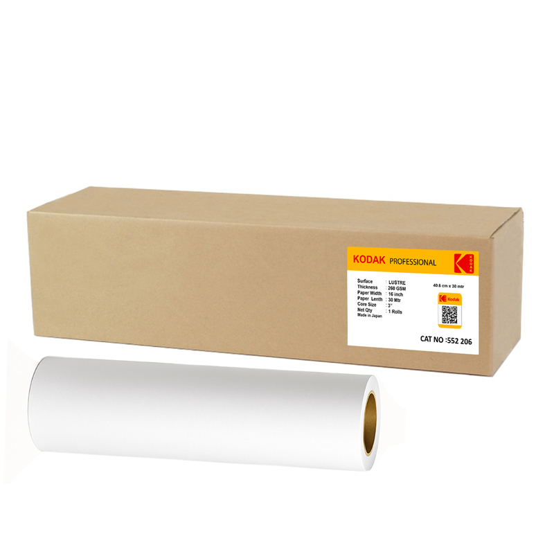 KODAK INKJET PAPER ( 40.6CM X30 MTR  ) LUSTRE
