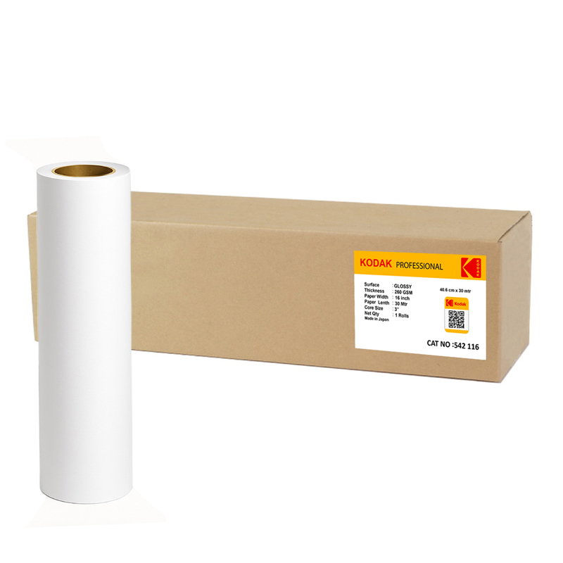 KODAK INKJET PAPER ( 40.6CM X30 MTR  ) GLOSSY