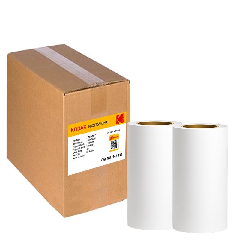 KODAK INKJET PAPER ( 30.5CM X30 MTR  )  GLOSSY