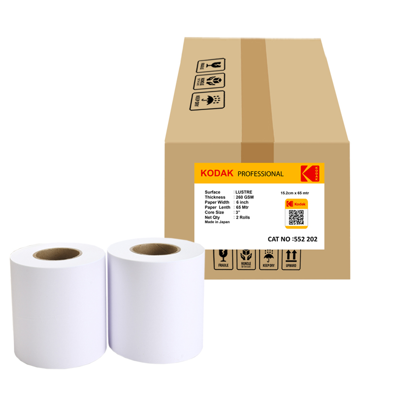 KODAK INKJET PAPER ( 15.2CM X65 MTR  )  LUSTRE