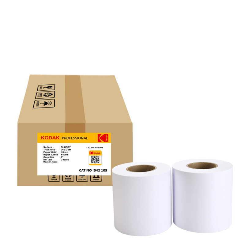 KODAK INKJET PAPER ( 12.7 CM X65 MTR  )  GLOSSY