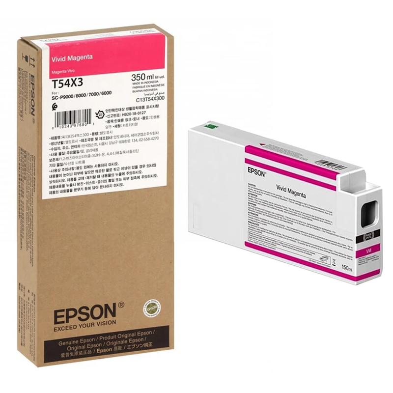EPSON SureColor SC-P7000/ SC-P9000 Vivid Magenta UltraChrome HDX/HD 350ml Ink