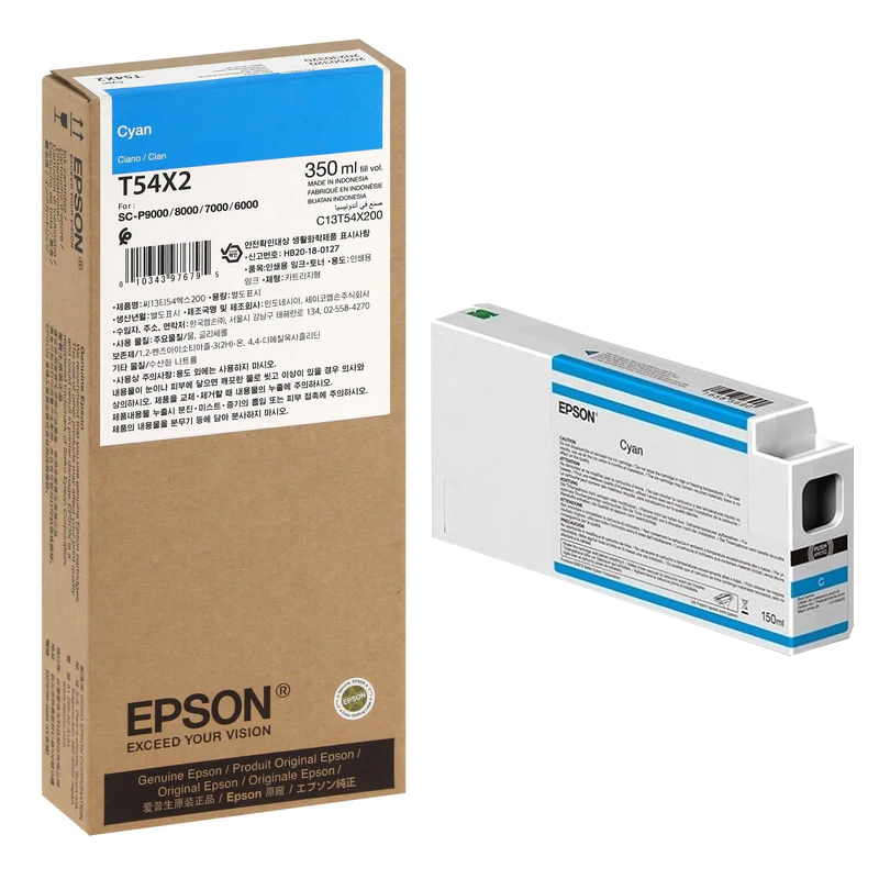 EPSON SureColor SC-P7000/ SC-P9000 Cyan UltraChrome HDX/HD 350ml Ink