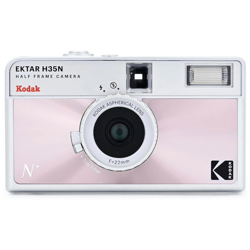 Kodak Ektar H35N Half Frame Film Camera Glazed Pink