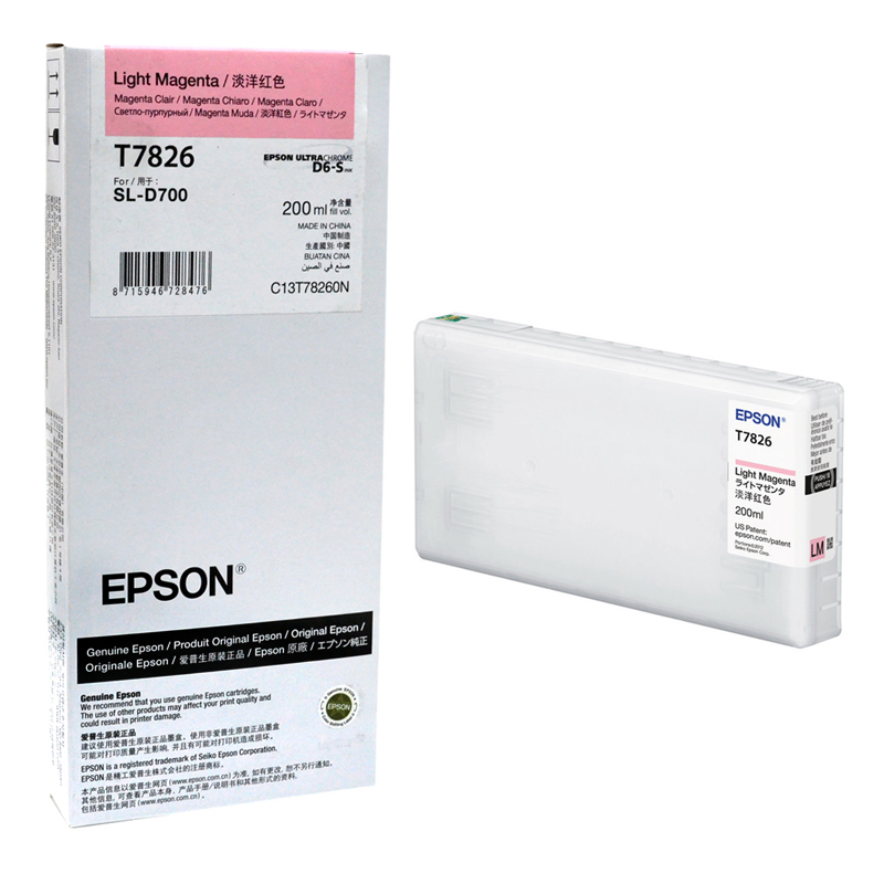 Epson Ink Cartridge for Surelab SL-D700 Photo Printer – Light Magenta