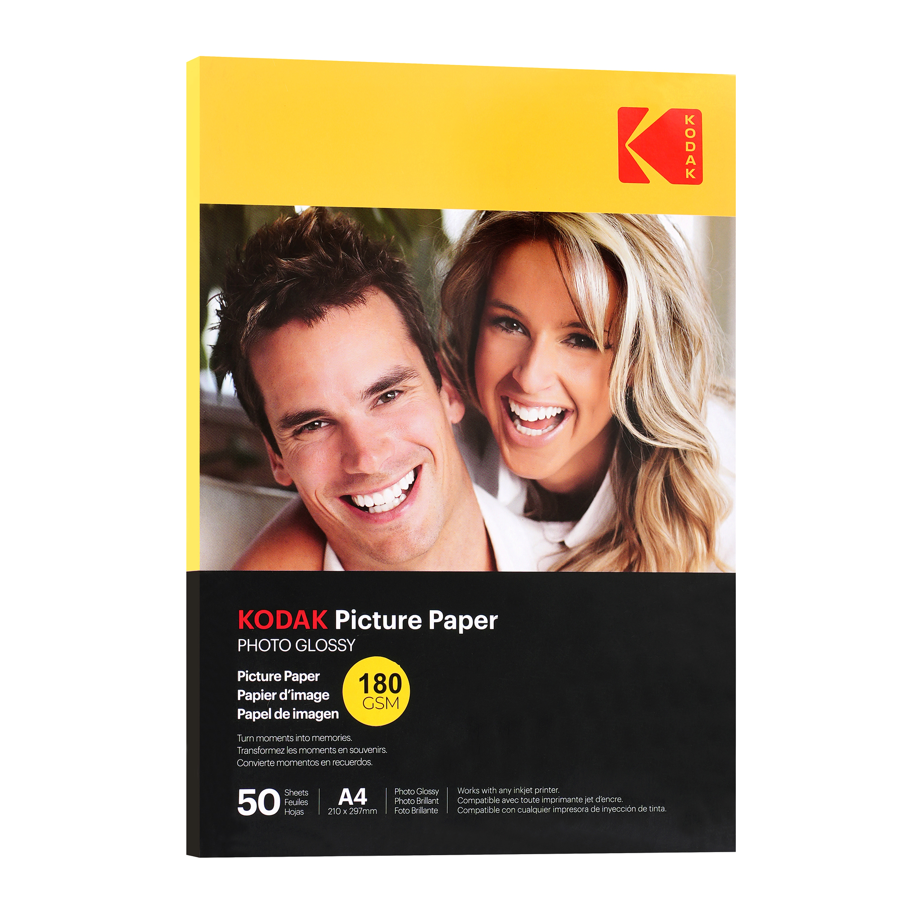 KODAK INKJET PAPER 180 GSM  297 MM X 420 MM A4 Glossy