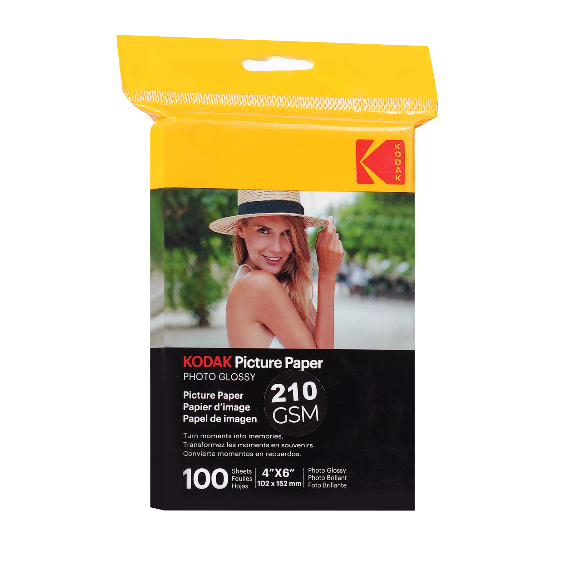 KODAK INKJET PAPER 210 GSM  102 MM X 152 MM ( 4 X 6 ) Glossy