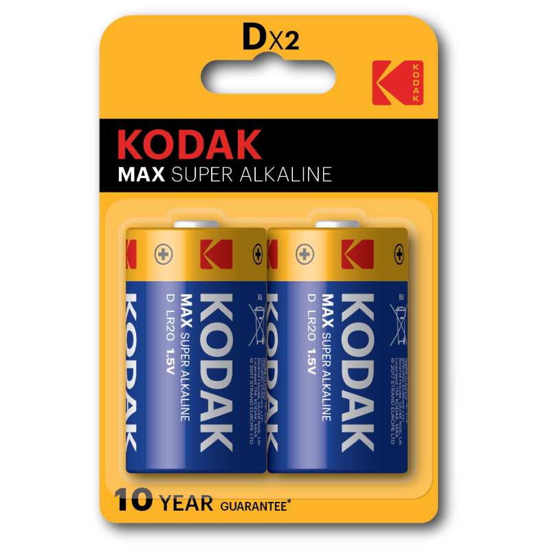 Kodak D Max Super Alkaline Battery