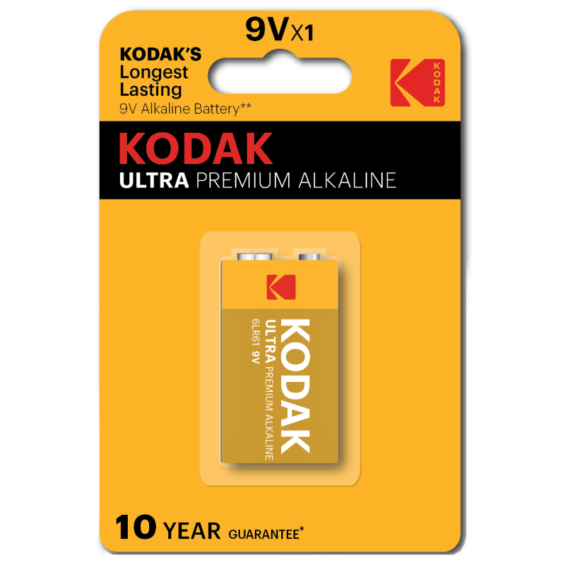 Kodak 9V Ultra Premium Alkaline Battery
