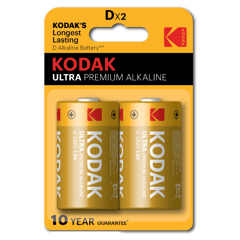 Kodak D Ultra Premium Alkaline Battery