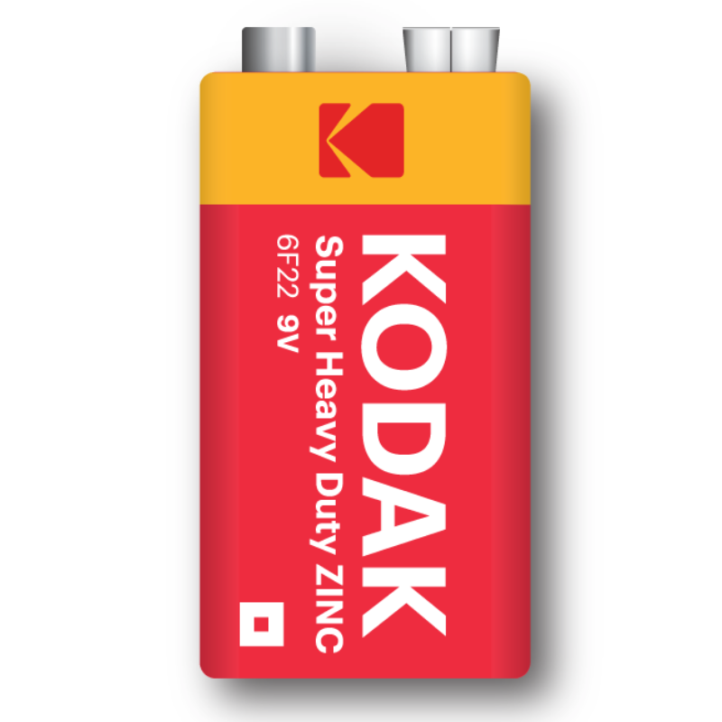 Kodak 9V Super Heavy Duty Zinc Battery
