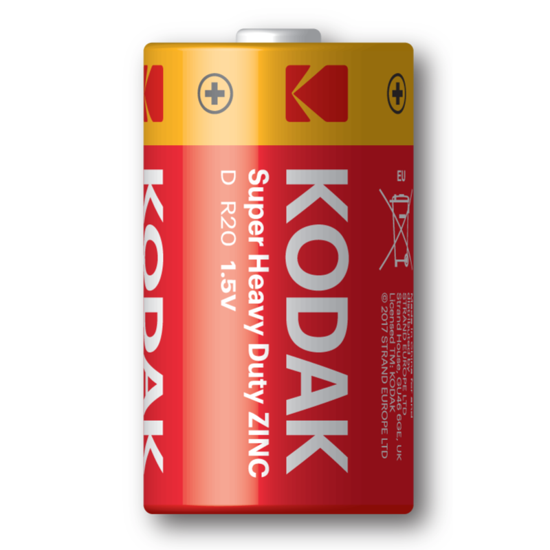 Kodak D Super Heavy Duty Zinc Battery