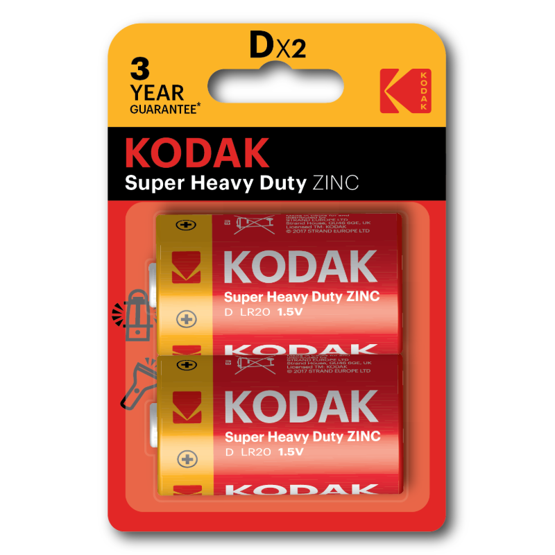 Kodak D Super Heavy Duty Zinc Battery