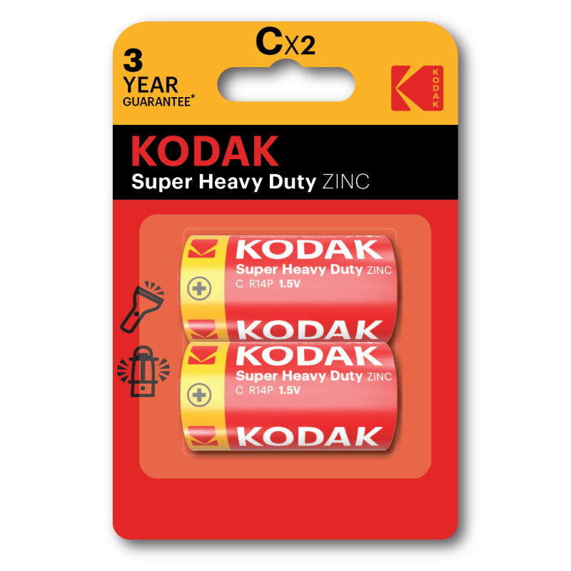 Kodak C Super Heavy Duty Zinc Battery
