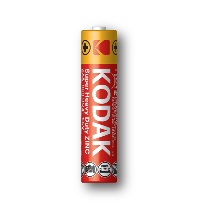 Kodak AAA Super Heavy Duty Zinc Battery