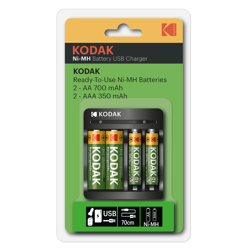 Kodak Ni-MH Battery USB Charger